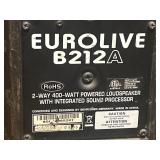 Behringer Set of 2- EuroLive B212A 2-Way 450 Watt Powered Loudspeakers