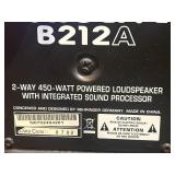 Behringer Set of 2- EuroLive B212A 2-Way 450 Watt Powered Loudspeakers