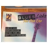 Lot of 4- Blues Guitar Tablature Learning Books with CDs