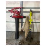 Toro Corded Ultra Blower Vac with Ryobi 18v Easy Edger(tool only)