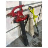 Toro Corded Ultra Blower Vac with Ryobi 18v Easy Edger(tool only)