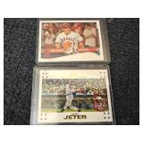 Mike Trout And Derek Jeter Cards