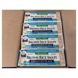 12 Packs Of Organix Brown Rice Snaps