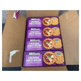 12 Boxes Of Miltons Multi-Grain Crackers