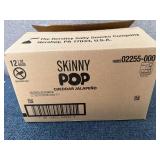 12 Bags Of Skinny Pop Cheddar Jalepeno Popcorn