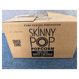 12 Bags Of Skinny Pop White Cheddar Popcorn
