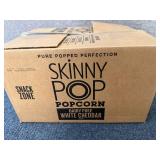 12 Bags Of Skinny Pop White Cheddar Popcorn