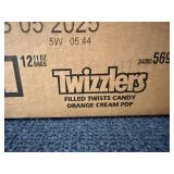 12 Bags Of Twizzler Orange Cream Twists
