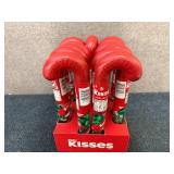 12 Packs Of Hershey Kiss Canes