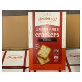 12 Boxes Of Absolutely Grain Free Crackers