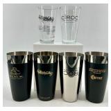 Branded Sets - Crown Royal Black, Tuaca, CiROC & Cuervo- 3 sets of each - NIB