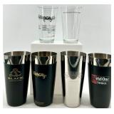 Brand Logo Glass Tumblers Set - 18-Piece Liquor Barware Collection - 3 sets of each- NIB