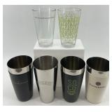 Barware Tumblers & Glasses Set - Woodford Reserve, Baileys, Chambord, SoCo Lime- 3 sets of each - NIB
