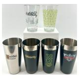 Barware Set - Tumblers &  Tall Glasses - 3 sets of each - NIB