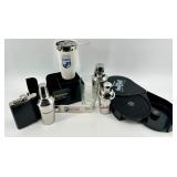 Barware Set - Stainless Steel Cocktail Shakers & Branded Accessories- 2 of each- New