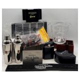 Tequila & Vodka Brands Bar Set - Deluxe Condiment Holders and More