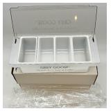 Ice Bucket - Grey Goose & Tumblers - Ketel One Oranje & Hazel Wood Caddy and More!