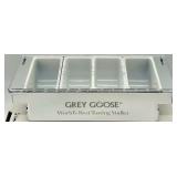 Ice Bucket - Grey Goose & Tumblers - Ketel One Oranje & Hazel Wood Caddy and More!