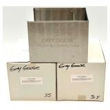 Ice Bucket - Grey Goose & Tumblers - Ketel One Oranje & Hazel Wood Caddy and More!