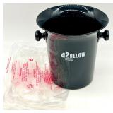 Ice Bucket - Grey Goose & Tumblers - Ketel One Oranje & Hazel Wood Caddy and More!