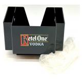 Ice Bucket - Grey Goose & Tumblers - Ketel One Oranje & Hazel Wood Caddy and More!