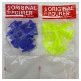 Two Co-Rect On The Rocks Ice Cooled Condiment Holders and Azteca de Oro Ice Bucket and Mixed Barware