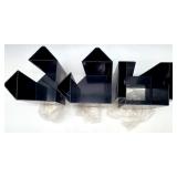 Two Co-Rect On The Rocks Ice Cooled Condiment Holders and Azteca de Oro Ice Bucket and Mixed Barware