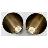 Two Co-Rect On The Rocks Ice Cooled Condiment Holders and Azteca de Oro Ice Bucket and Mixed Barware