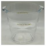 Two Co-Rect On The Rocks Ice Cooled Condiment Holders and Azteca de Oro Ice Bucket and Mixed Barware