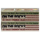 On the Rocks Ice Cooled Condiment Holder - Co-Rect (2 Pack) and other Barware Items