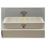 Barware & Liquor Display Set - Stoli Stand, SKYY Tin, Malibu Tray, Hip Flask and more