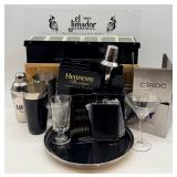 El Jimador Tequila Display Box - Barware Set with Condiment Tray & Hip Flask and more!!