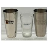 Bar Shaker / Tumbler set - Assorted Brand Logos & Materials