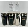 Branded Sets - Crown Royal Black, Tuaca, CiROC & Cuervo- 3 sets of each - NIB