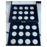National Fishing Grand Slam .999 Fine Silver Coin Collection 24 Ounces Pure Silver