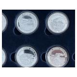 National Fishing Grand Slam .999 Fine Silver Coin Collection 24 Ounces Pure Silver