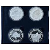 National Fishing Grand Slam .999 Fine Silver Coin Collection 24 Ounces Pure Silver