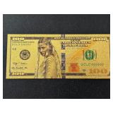 24K Gold Foil $100 Dollar Note Lord of the Rings