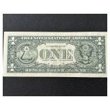 1988 A Green Seal $1 Dollar Santa Claus Note