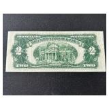 1953 A Red Seal $2 Dollar Star Note
