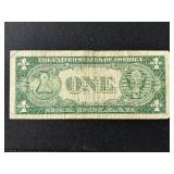 1935 E Blue Seal $1 Dollar Silver Certificate Star Note