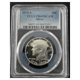 1976-S Kennedy Bicentennial Silver Half Dollar Proof PCGS PR69 Deep Cameo