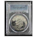 1976-S Bicentennial Silver Eisenhower Dollar Proof PCGS PR69 Deep Cameo
