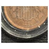 1864 2 Cent Piece