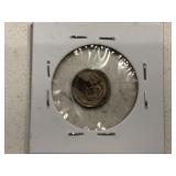 1886 Silver 1/4 Real