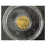 1/200th Ounce .999 Fine Gold Round