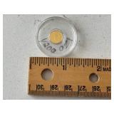 1/200th Ounce .999 Fine Gold Round