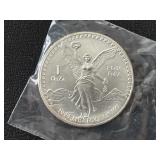 1994 1 Ounce .999 Fine Silver Mexican Libertad