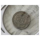 1882 Silver 1/4 Real