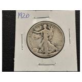 1920 Walking Liberty Half Dollar